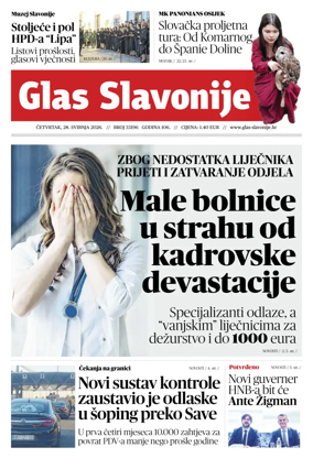 Cover of Glas Slavonije