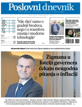 Cover of Poslovni Dnevnik