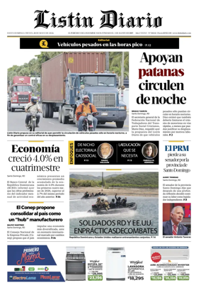 Cover of Listin Diario