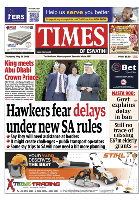 Cover of Times of Eswatini