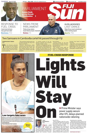 Cover of Fiji Sun