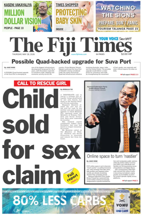 Cover of The Fiji Times