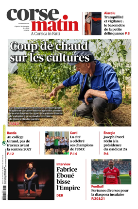 Cover of Corse Matin