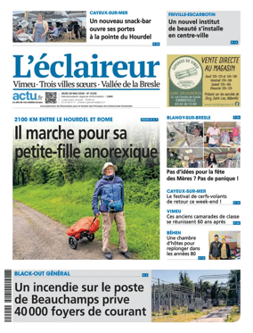 Cover of L'Eclaireur (Vimeu Trois villes soeurs Vallee de la Bresle)