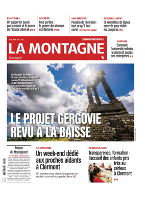 Cover of La Montagne (Clermont-Metropole)
