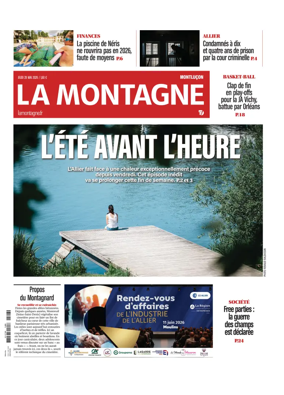 Cover of La Montagne (Montlucon)