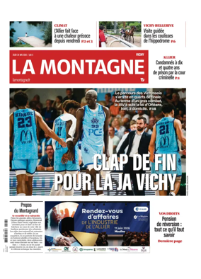 Cover of La Montagne (Vichy)