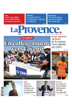 Cover of La Provence Arles