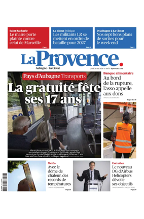 Cover of La Provence Aubagne-La Ciotat