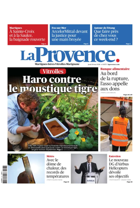 Cover of La Provence Martigues-Istres-Vitrolles-Marignane