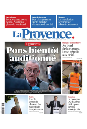 Cover of La Provence Salon-de-Provence / Pays salonais