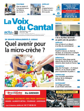 Cover of La Voix du Cantal