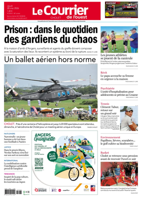 Cover of Le Courrier de l’Ouest (Cholet)