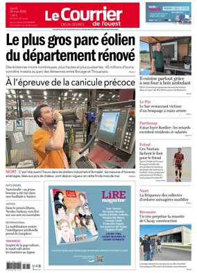 Cover of Le Courrier de l’Ouest (Deux-Sevres)