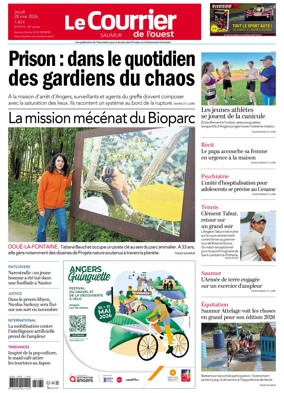 Cover of Le Courrier de l’Ouest (Saumur)