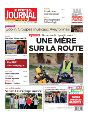 Cover of Le Petit Journal - L'hebdo local de l'Aveyron