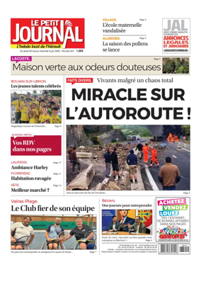 Cover of Le Petit Journal - L'hebdo local de l'Herault