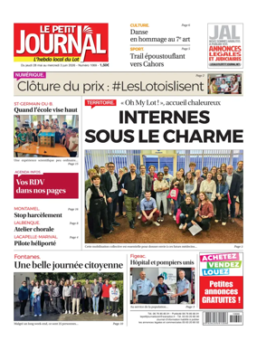 Cover of Le Petit Journal - L'hebdo local du Lot