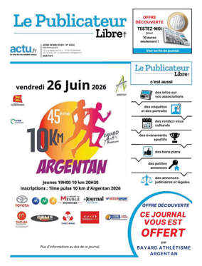 Cover of Le Publicateur Libre