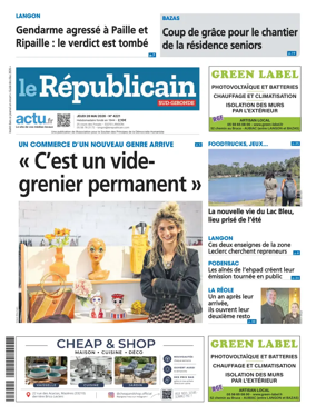 Cover of Le Republicain (Sud-Gironde)