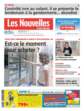 Cover of Les Nouvelles - L'Echo Flechois (FL)