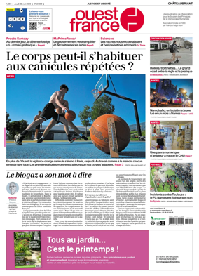 Cover of Ouest France (Chateaubriant)