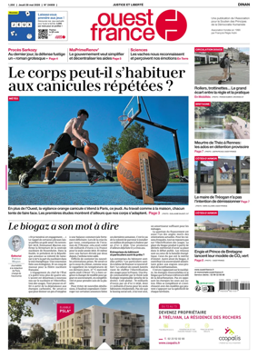 Cover of Ouest France (Dinan)