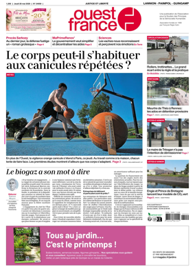 Cover of Ouest-France (Lannion / Paimpol / Guingamp)