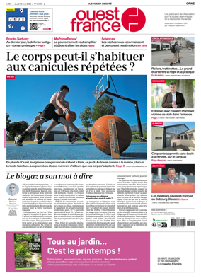 Cover of Ouest France (Orne)
