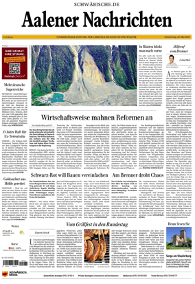 Cover of Aalener Nachrichten