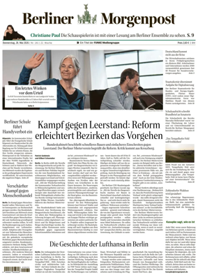 Cover of Berliner Morgenpost