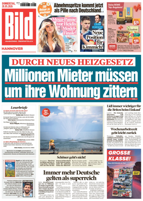 Cover of BILD Hannover