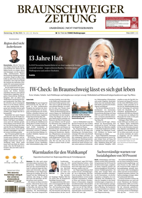 Cover of Braunschweiger Zeitung (Braunschweig)
