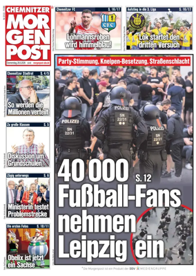 Cover of Chemnitzer Morgenpost