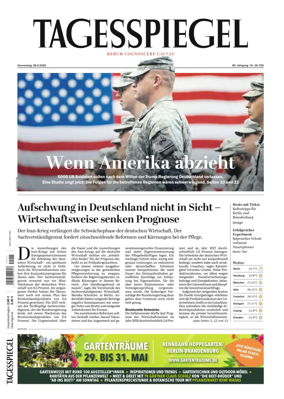 Cover of Der Tagesspiegel