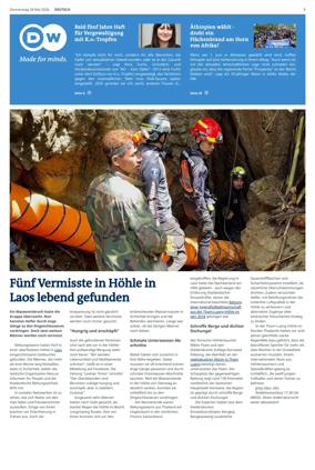 Cover of Deutsche Welle (German edition)