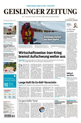 Cover of Geislinger Zeitung