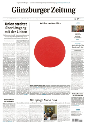 Cover of Guenzburger Zeitung