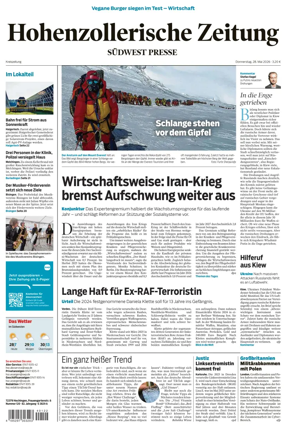 Cover of Hohenzollerische Zeitung