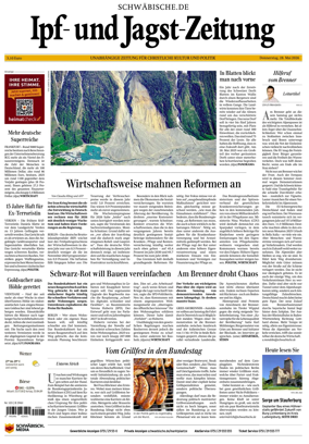 Cover of Ipf- und Jagst-Zeitung
