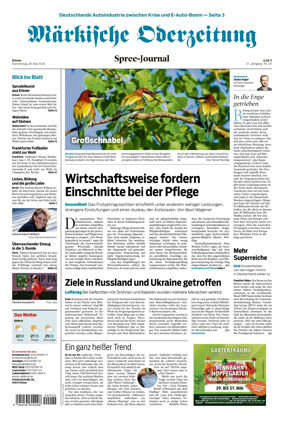Cover of Markische Oderzeitung Erkner