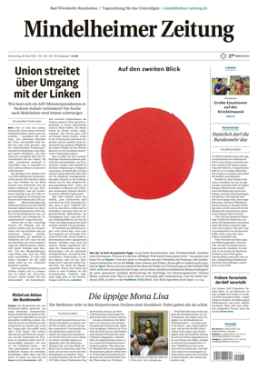 Cover of Mindelheimer Zeitung