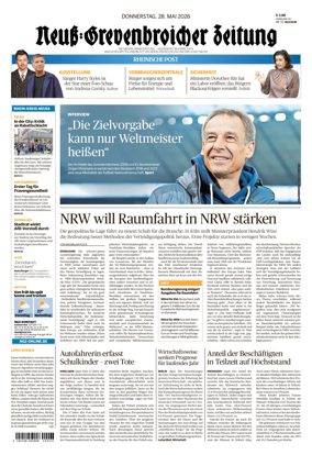 Cover of Neuss-Grevenbroicher Zeitung Neuss