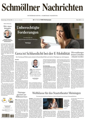 Cover of Ostthuringer Zeitung (Schmolln)