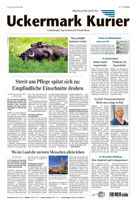 Cover of Prenzlauer Zeitung
