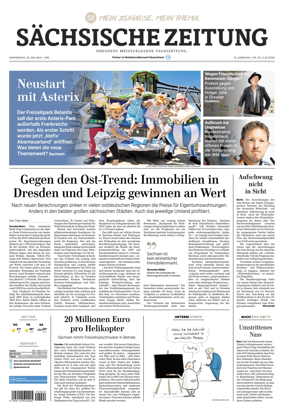 Cover of Sachsische Zeitung (Dresden)