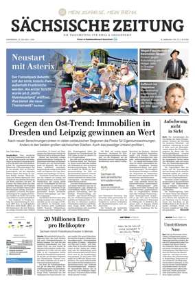 Cover of Sachsische Zeitung (Riesa & Grossenhain)
