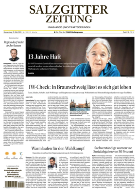 Cover of Salzgitter Zeitung
