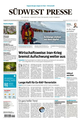 Cover of Sudwest Presse