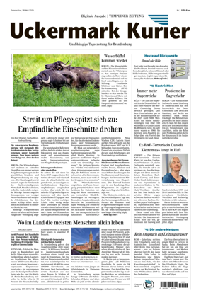 Cover of Templiner Zeitung